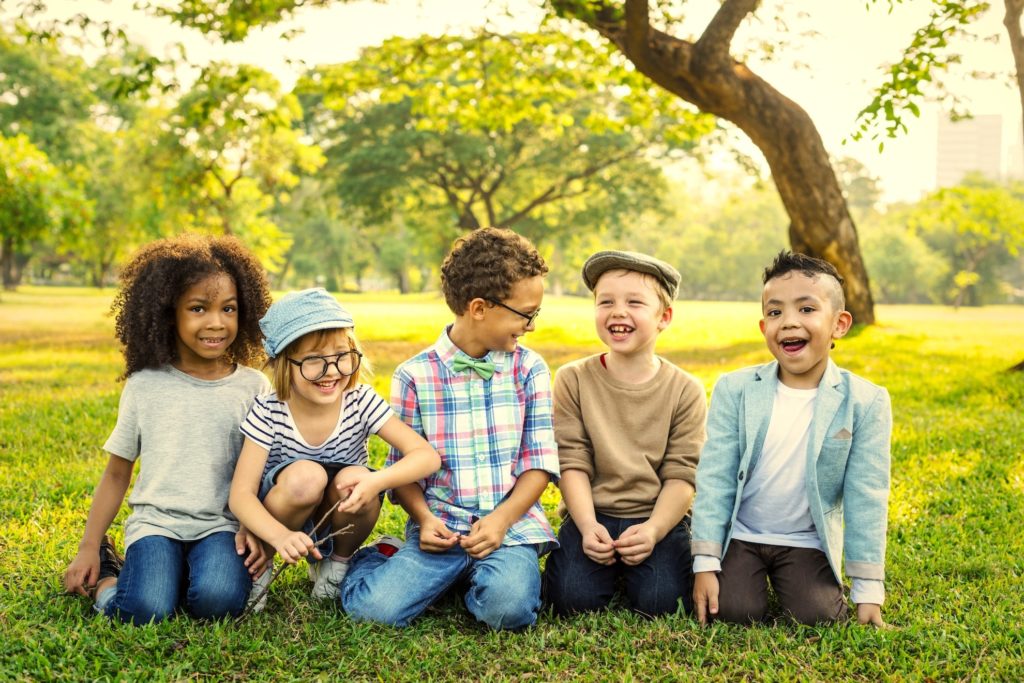 happy kids in the park eye fraser valley cataract laser