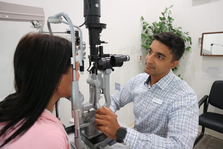 The dry eye clinic treatment room at Fraser Valley Cataract and Laser