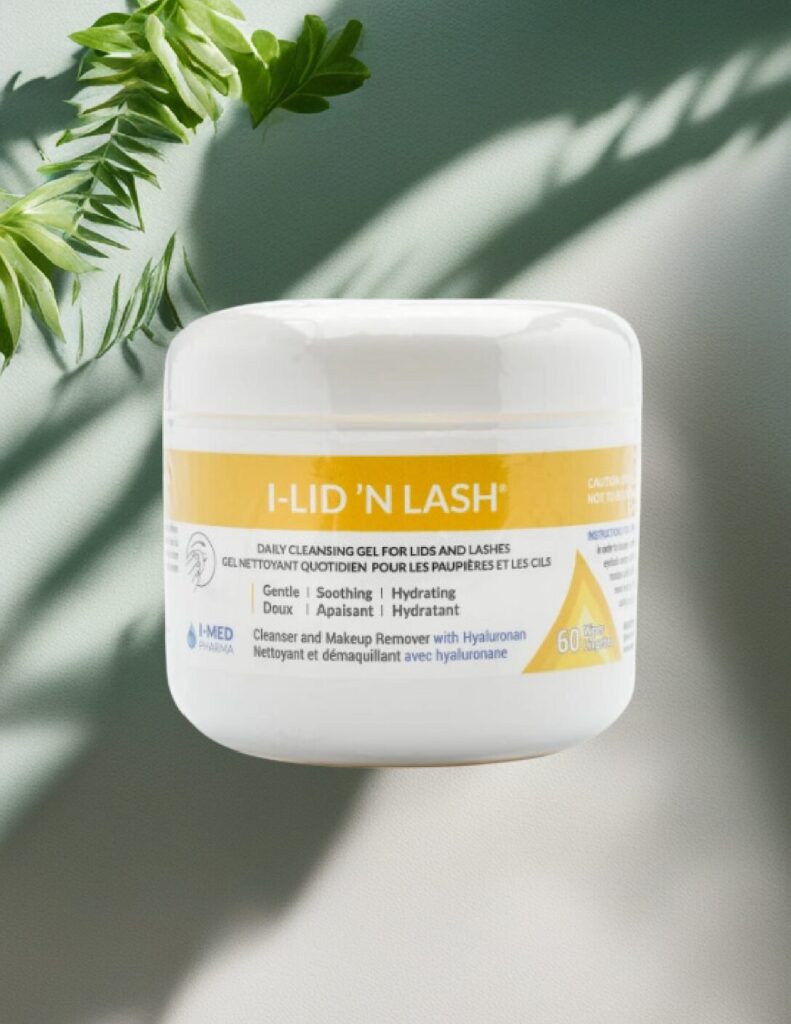I-LID ‘N LASH® Non-Scented eyelid and lash cleanser bottle